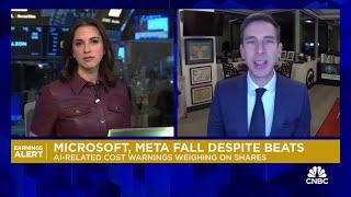 Meta already benefitting from AI but Microsoft still needs to find gold says DA Davidsons Luria [upl. by Yrak765]