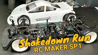 ToniSport Newsfeed RC MAKER SP1  First Shakedown Run in Europe [upl. by Anelys45]