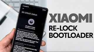 Complete GUIDE to RELOCK Bootloader OF XIAOMI Redmi POCO Phones [upl. by Nomde]