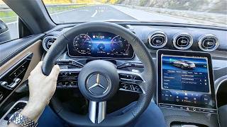 MercedesBenz CLE Coupe 220 d  consumption at 130 kmh first 1000 km [upl. by Courtund]