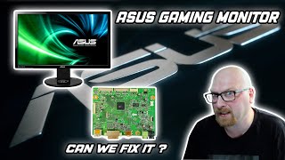 OLD ASUS VG248QE 24quot gaming monitor repair Can we fix it [upl. by Aeslek]