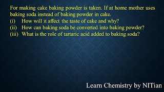 If at home mother uses baking soda instead of baking powder in cake [upl. by Kristan]