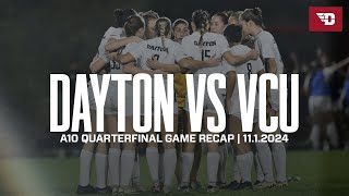 Recap  Atlantic 10 Womens Soccer Quarterfinal Dayton vs VCU [upl. by Begga]