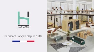 Showroom mobilier de bureau Made in France à Paris  Harmony Group [upl. by Fryd]