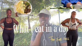 What I eat in a day to lose fat [upl. by Kcirb]