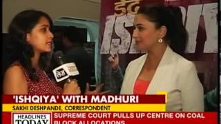 Madhuri visits theatres to see Dedh Ishqiya reception [upl. by Yeniffit]