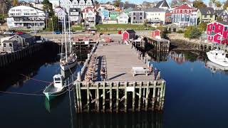 Lunenburg Nova Scotia by Drone [upl. by Ettelrac]