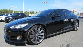 20122013 Tesla Model S 85kWh Performance Start Up Drive and In Depth Review [upl. by Vania967]