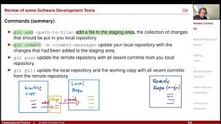 Lecture 20221 32 Numerical Methods Excursus Software Development Tools [upl. by Kal]