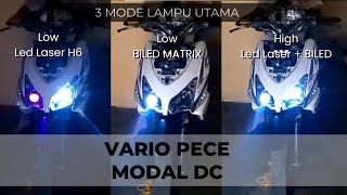 VARIO 110 KARBU PASANG SINGLE BILED MATRIX [upl. by Bronk511]