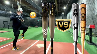 Rawlings Icon vs THE GOODS amp VOODOO ONE  BBCOR Exit Velocity Showdown [upl. by Dyl211]