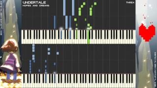 Undertale  Hopes and Dreams His Theme Improv  INTENSE for Piano [upl. by Jeromy]