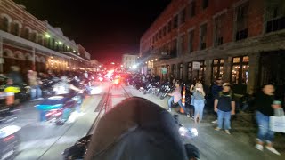 Ride at The Strand Street in the Lone Star Rally 2023 Galveston Texas Saturday 4th November [upl. by Airamesor771]