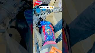 Bike Modify 🔥💯 sticker brand modified modifcation bike modify trending youtube shorts [upl. by Reave]