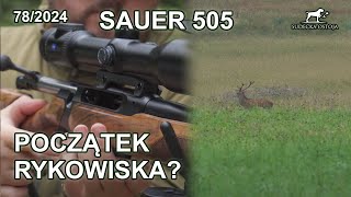 Początek rykowiska Sauer 505  SUDECKA OSTOJA 782024 [upl. by Anatniuq]