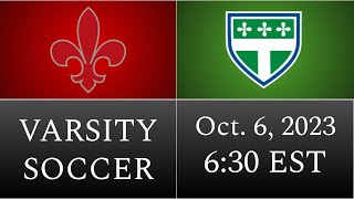 Varsity Soccer Trinity Episcopal at St Christophers 2023 [upl. by Atirak]