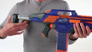 Nerf NStrike Elite RapidStrike CS18 Blaster [upl. by Anauqaj]