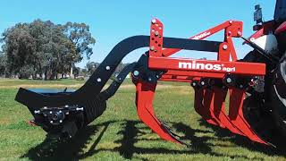 Minos Ag  CZM Chisel Plough [upl. by Wilda489]