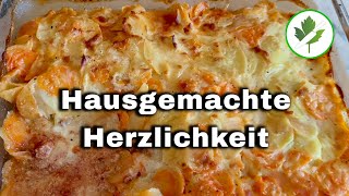 Hausgemachte Herzlichkeit  Mein Hackfleisch Kartoffeln Auflauf [upl. by Nnylyam]