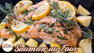 Saumon au Four  Recette Facile et Rapide [upl. by Lihcox845]