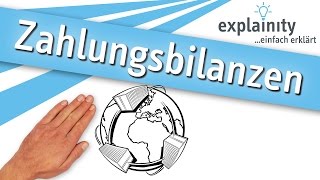 Zahlungsbilanzen einfach erklärt explainity® Erklärvideo [upl. by Phoebe346]