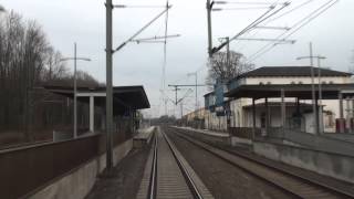 Führerstandsfahrt Bielefeld  Herford  Minden  Wunstorf  Hannover  Lehrte 22014 [upl. by Garek]