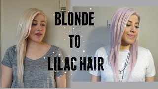 How to Dye Hair Lilac [upl. by Amalita]