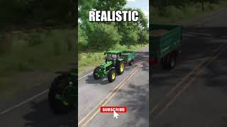 REALISTIC vs UNREALISTIC shorts fs25 farmingsimulator25 [upl. by Imelda]