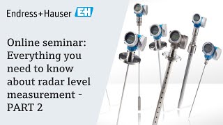 Everything you need to know about radar level measurement  Part 2 [upl. by Chyou]