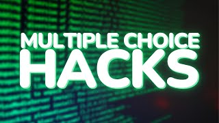 How to ace a test without knowing the answers Multiple Choice Test Hacks [upl. by Nifares770]