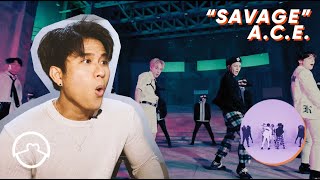 Performer React to ACE quotSavagequot Performance Video Full Ver  MV [upl. by Liahkim]