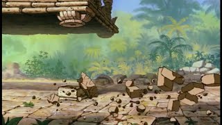 The Jungle Book Bagheera and Baloo Save Mowgli Slow Motion 4x [upl. by Pozzy]