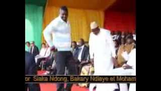 Visite de Macky Sall à Ziguinchor Balla Gaye en guest star [upl. by Alpheus]