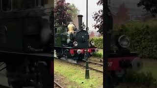 Genieten met kleinzoon Museum Buurtspoorweg Haaksbergen trainspotting trainlife steamtrain [upl. by Marcy]