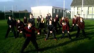 Athy schools haka in tribute to Jonah Lomu [upl. by Lecia]