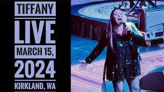 TIFFANY  “I Think We’re Alone Now”  LIVE  March 15 2024  Kirkland WA [upl. by Angie995]