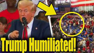 Trump HUMILIATED by EMPTY Rally … Immediate BREAKDOWN [upl. by Strephon]