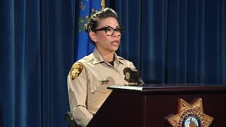 FULL PRESSER LVMPD provide more details on officerinvolved shooting on North Las Vegas Boulevard [upl. by Knowles]