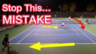 Stop Making This Common Doubles Error Tennis Strategy Explained [upl. by Doro401]