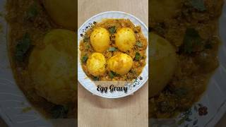 Simple Egg Gravy🥚  Egg curry  Egg Masala  egg recipes shorts [upl. by Carpet]