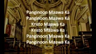 Panginoon Maawa Ka Instrumental Karaoke [upl. by Magdalen379]