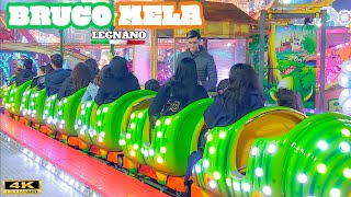 BRUCOMELA Rides  Giostre 2024 🇮🇹 Legnano Lunapark 4K [upl. by Ripleigh]