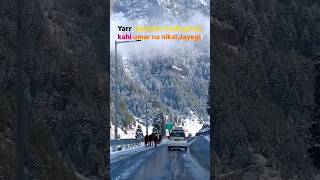 Yarr kashmir chaltay hai song love viralvideo trendingvideo snow snowfall [upl. by Cram]