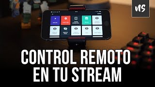 Stream deck ¡GRATIS Controla tu stream con el móvil [upl. by Sparks]