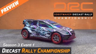 PREVIEW Diecast Rally Championship Season3 Episode 1 [upl. by Nivahb]