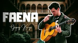 Faena  Gipsy Kings Flamenco Gipsy Guitar Cover by BardMatt [upl. by Elleirua532]