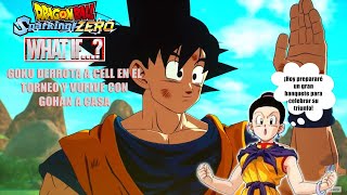 DRAGON BALL Sparking ZERO  Goku derrota a Cell en su torneo y vuele a casa con Gohan [upl. by Sitrik]