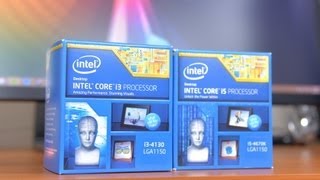 Haswell Showdown Core i34130 vs Core i54670k [upl. by Naitsyrk]