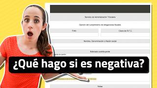 Opinión de cumplimiento de obligaciones fiscales descárgala así [upl. by Alveta]