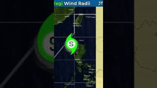 Tropical Storm Yagi intensifying in the South China Sea [upl. by Ahkeber]